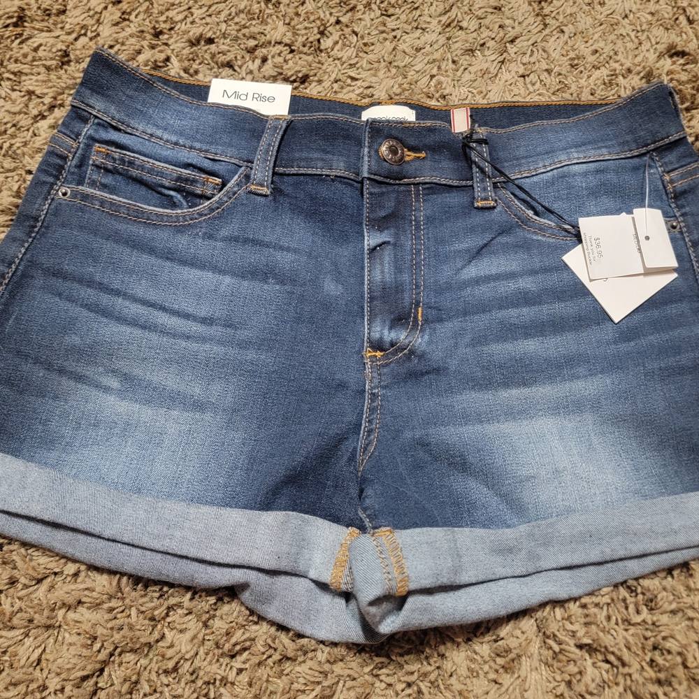 Mid Rise Women's Denim Shorts